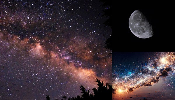 夜空や星空の人気の画像素材のまとめ