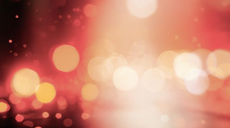 重なり合う光漏れのボケの写真