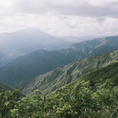 山深い南会津の山々の写真