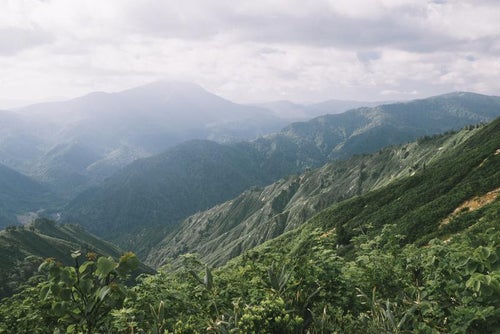 山深い南会津の山々の写真