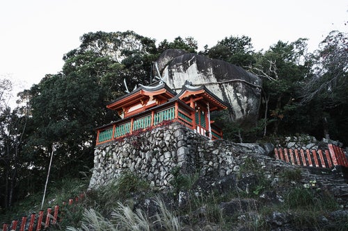 神倉神社 ゴトビキ岩の写真