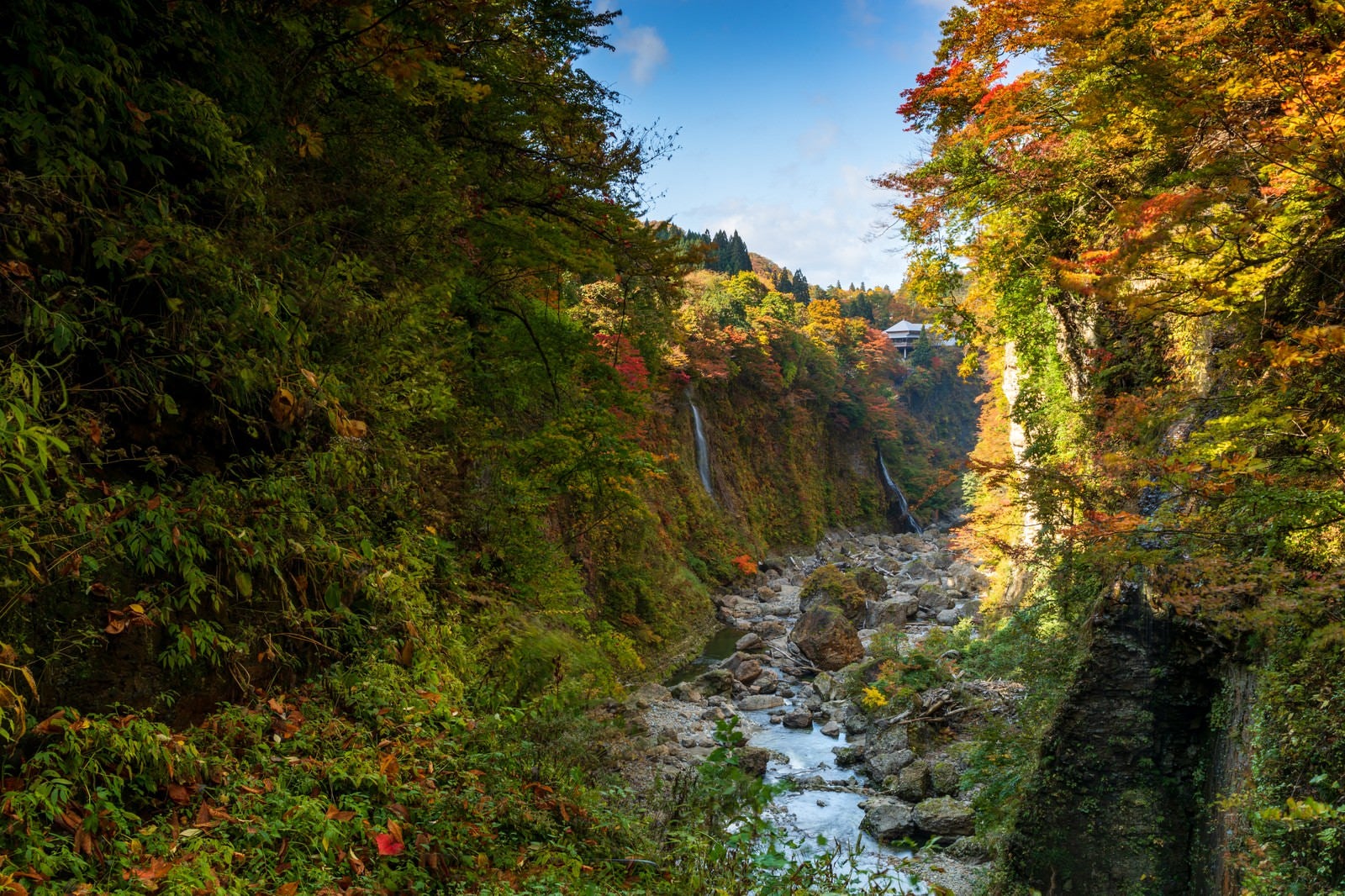 「小安峡の秋」の写真