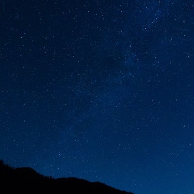 岡山県鏡野町から眺める星空の写真