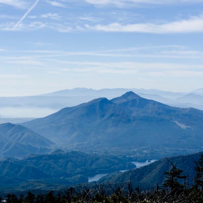 福島を代表する山、磐梯山（ばんだいさん）の写真