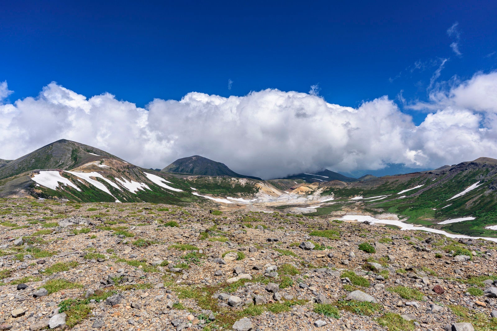 「大雪山雲ノ平の景色」の写真