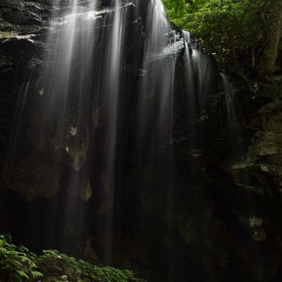 裏見の滝とも呼ばれる岩井滝の写真