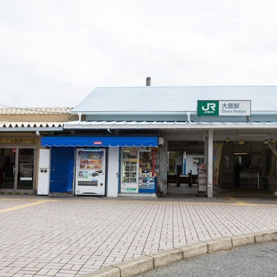 千葉県いすみ市大原駅前（JR外房線、いすみ鉄道）の写真