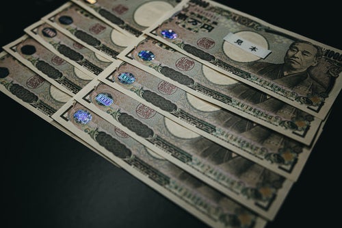 10万円の現金をゲットの写真
