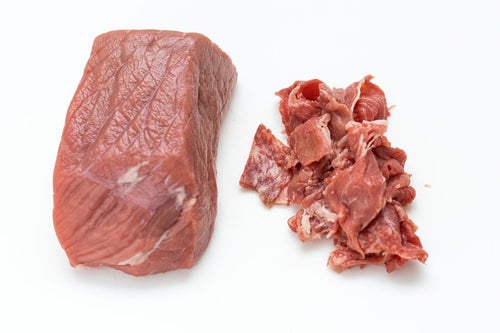 いい肉の日だからブロック肉と細切れ肉を買いましたの写真