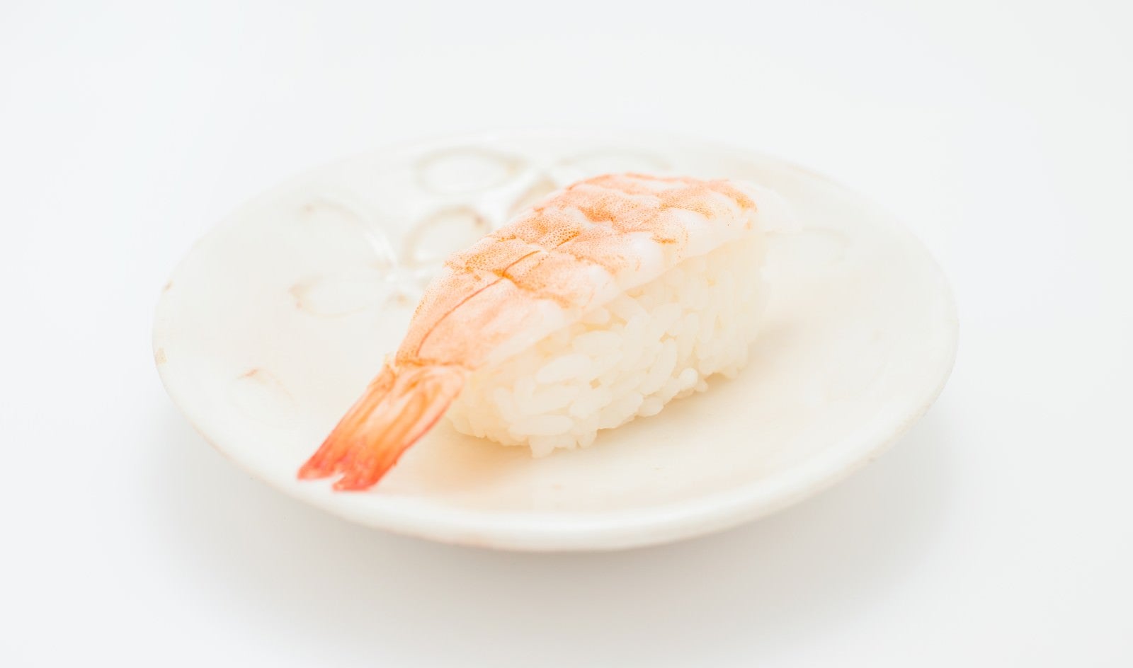 「海老の寿司（一貫）」の写真