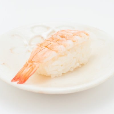 海老の寿司（一貫）の写真
