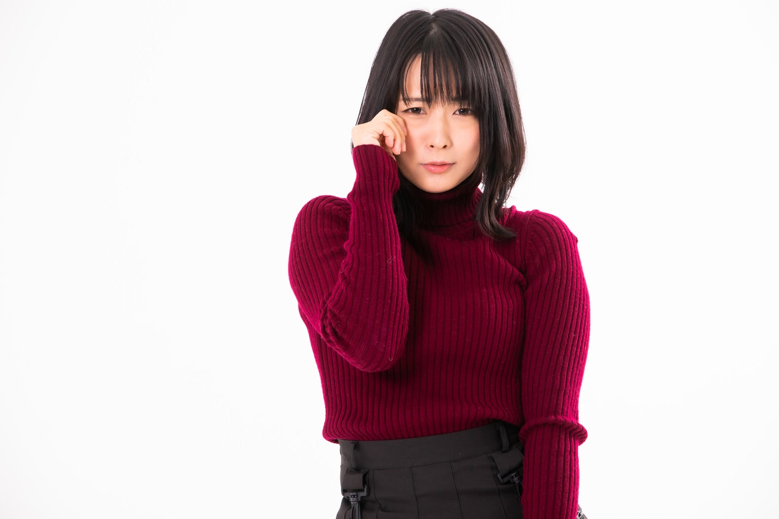 「ウソ泣きあざと女子」の写真［モデル：にゃるる］