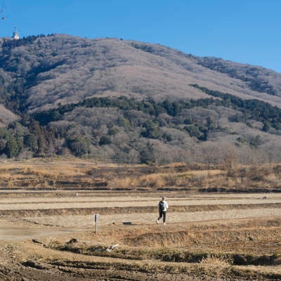 宝篋山へと向かう登山者の写真