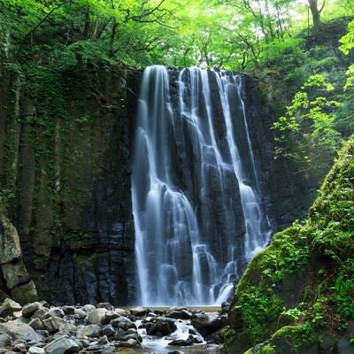 亀田不動滝（秋田県）の写真