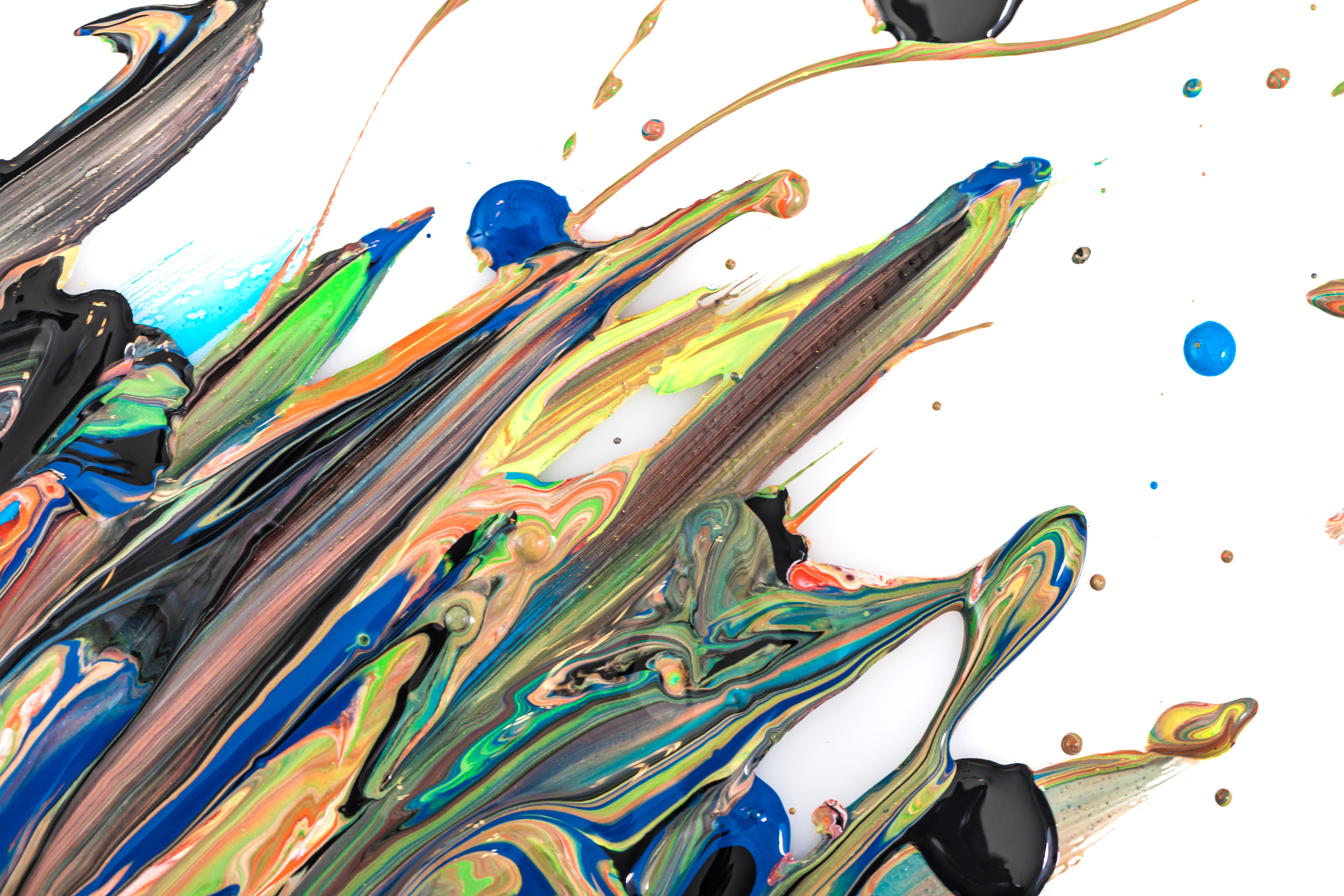 混ざりあった絵の具の無料の写真素材 - ID.22624｜フリー素材 ぱくたそ