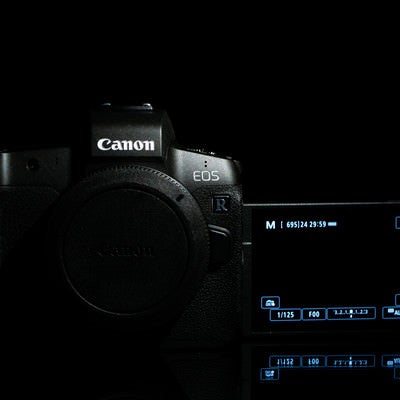 EOS R のバリアングル液晶の写真