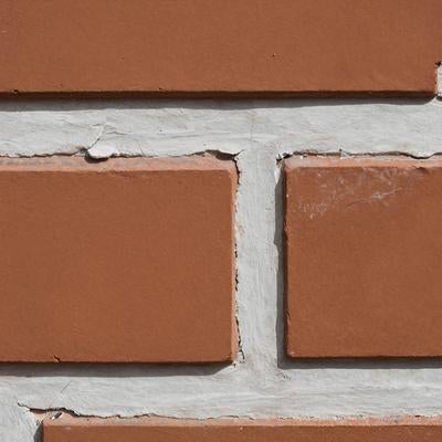 建物の外壁に使われるレンガ造り風の壁面パターンテクスチャーの写真