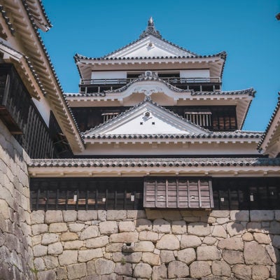 松山城天守閣の写真