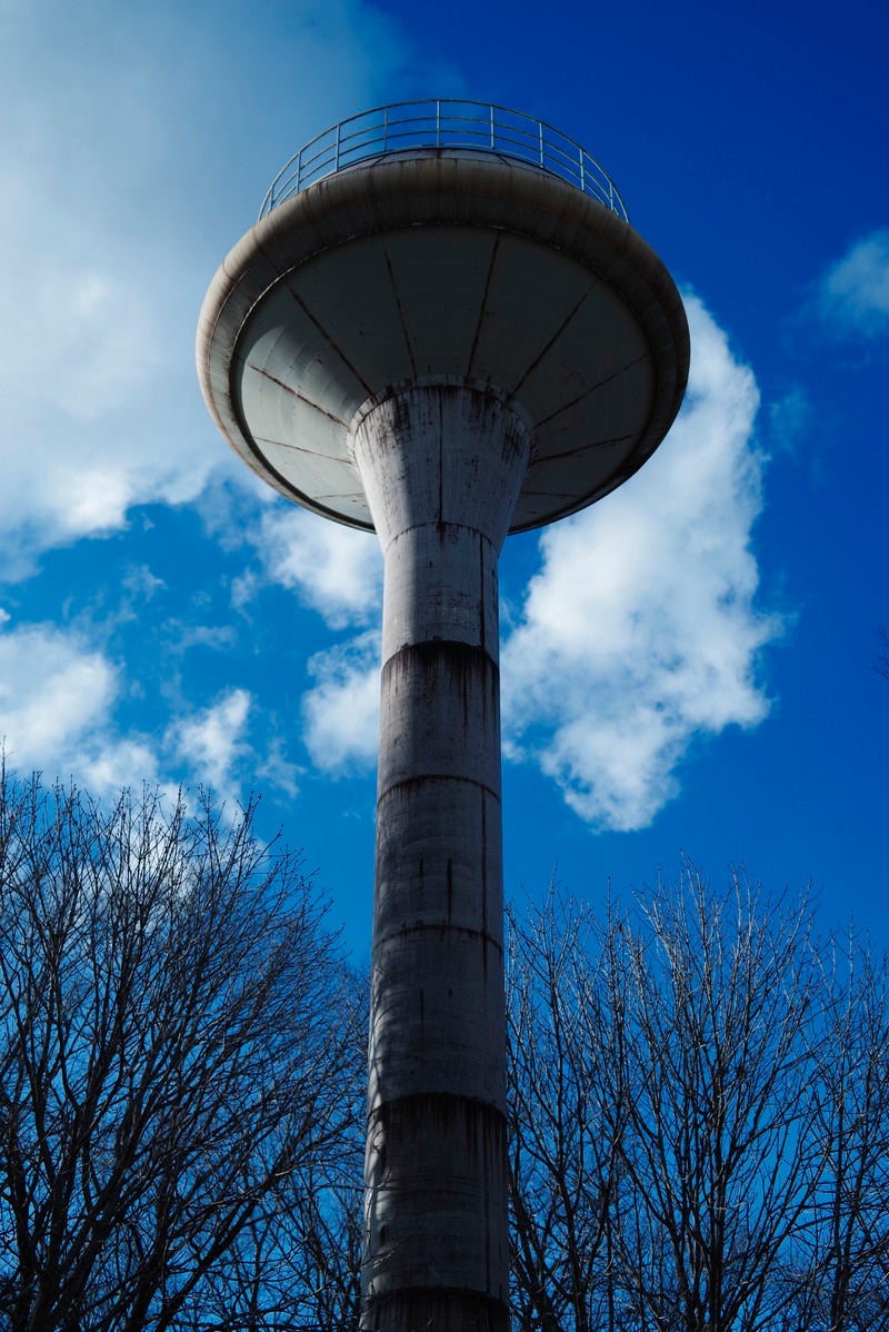 「那須SAにある給水塔」の写真