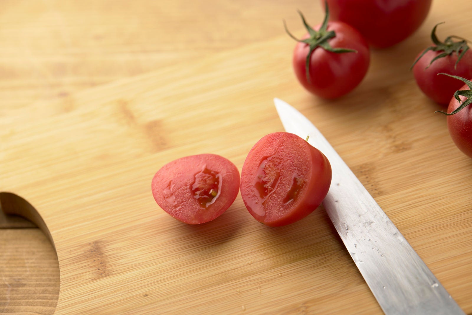 「ミニトマトの切り口」の写真