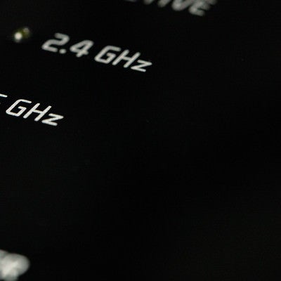 Wi-Fiルーター2.4GHzと5GHzの写真