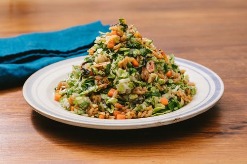 いっぱい食べても低カロリー「大盛りダイエット高菜チャーハン」の写真