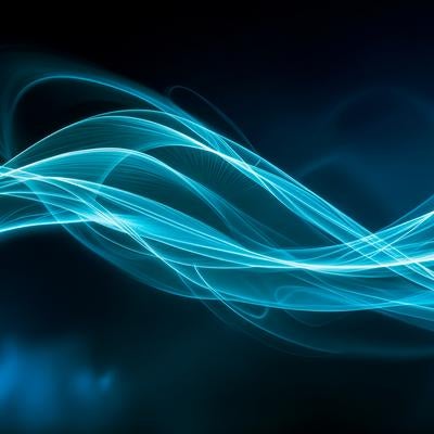 滑らかな光彩が波打つウェーブの素材