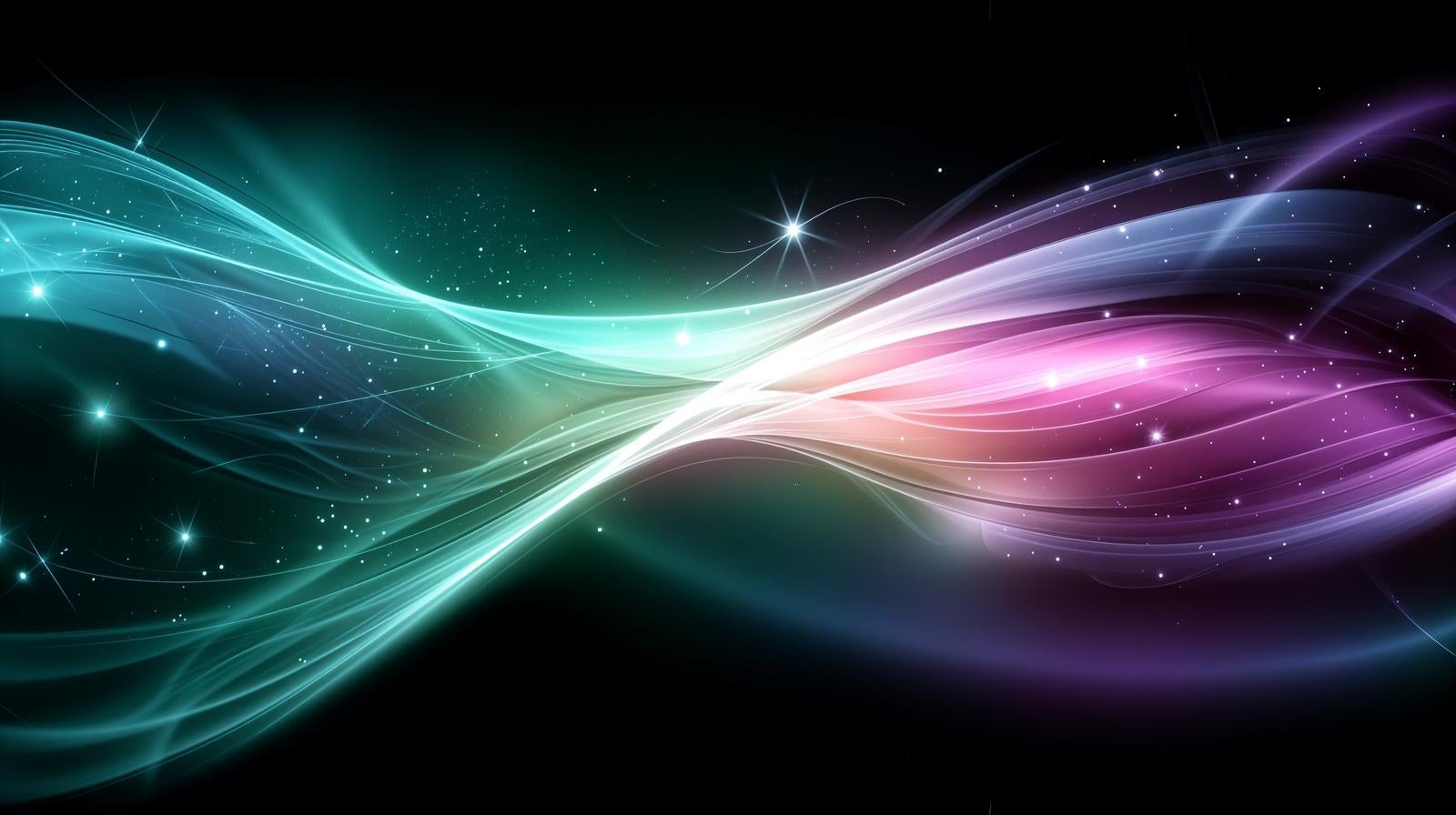 「カラフル光束の幻想的デザイン」の写真