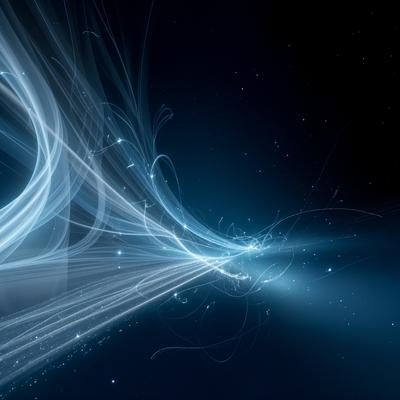 星間を駆け抜けるエネルギーの奔流の素材