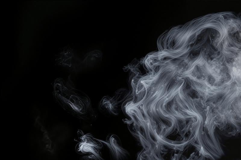 デザイン制作に最適な煙の写真