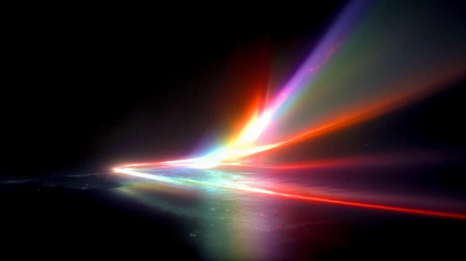 「オーロラのようなスペクトル」の写真