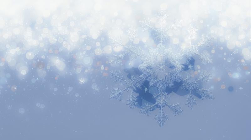 氷の結晶の写真
