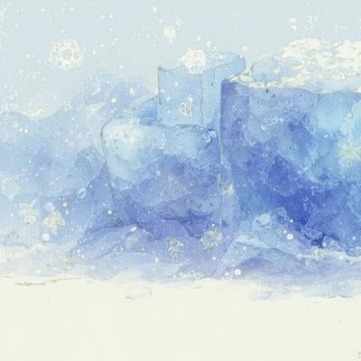 氷のブロックの写真