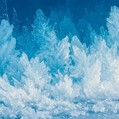 氷結呪文の跡の写真