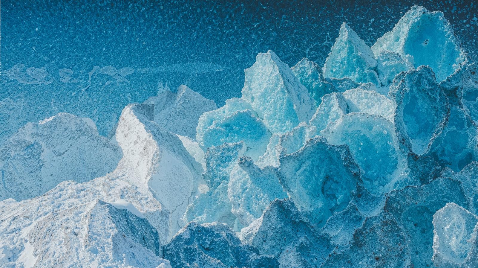 「氷山の様子」の写真