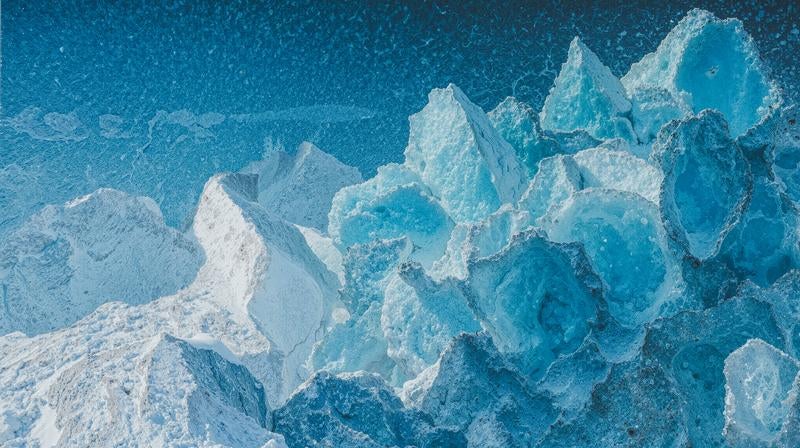 氷山の様子の写真
