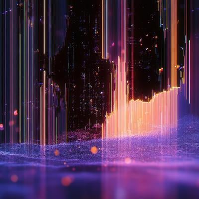 崩壊するデジタルの写真