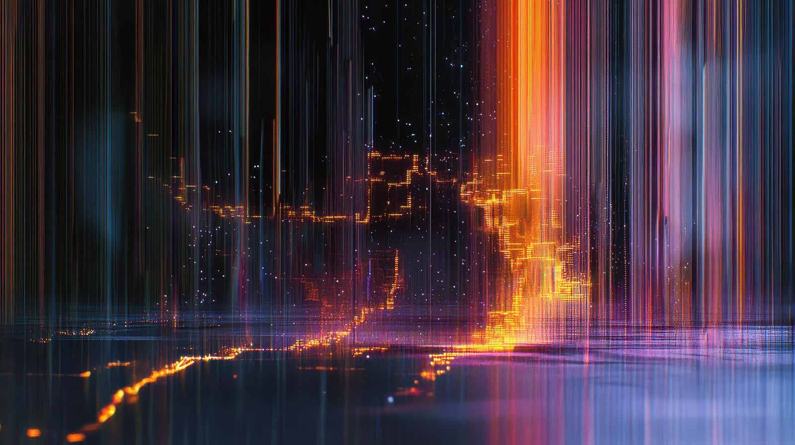 「ノイズエフェクトが入った背景」の写真