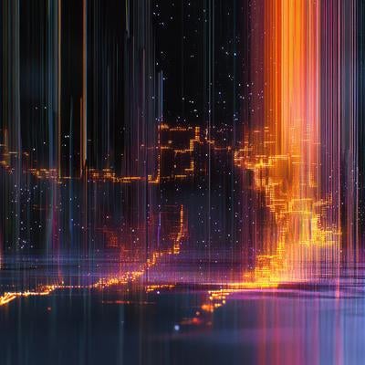 ノイズエフェクトが入った背景の写真