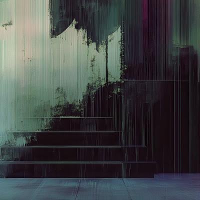 グリッチエフェクトの写真