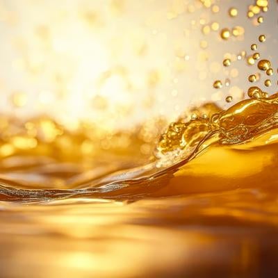 黄金の波がきらめく瞬間の写真