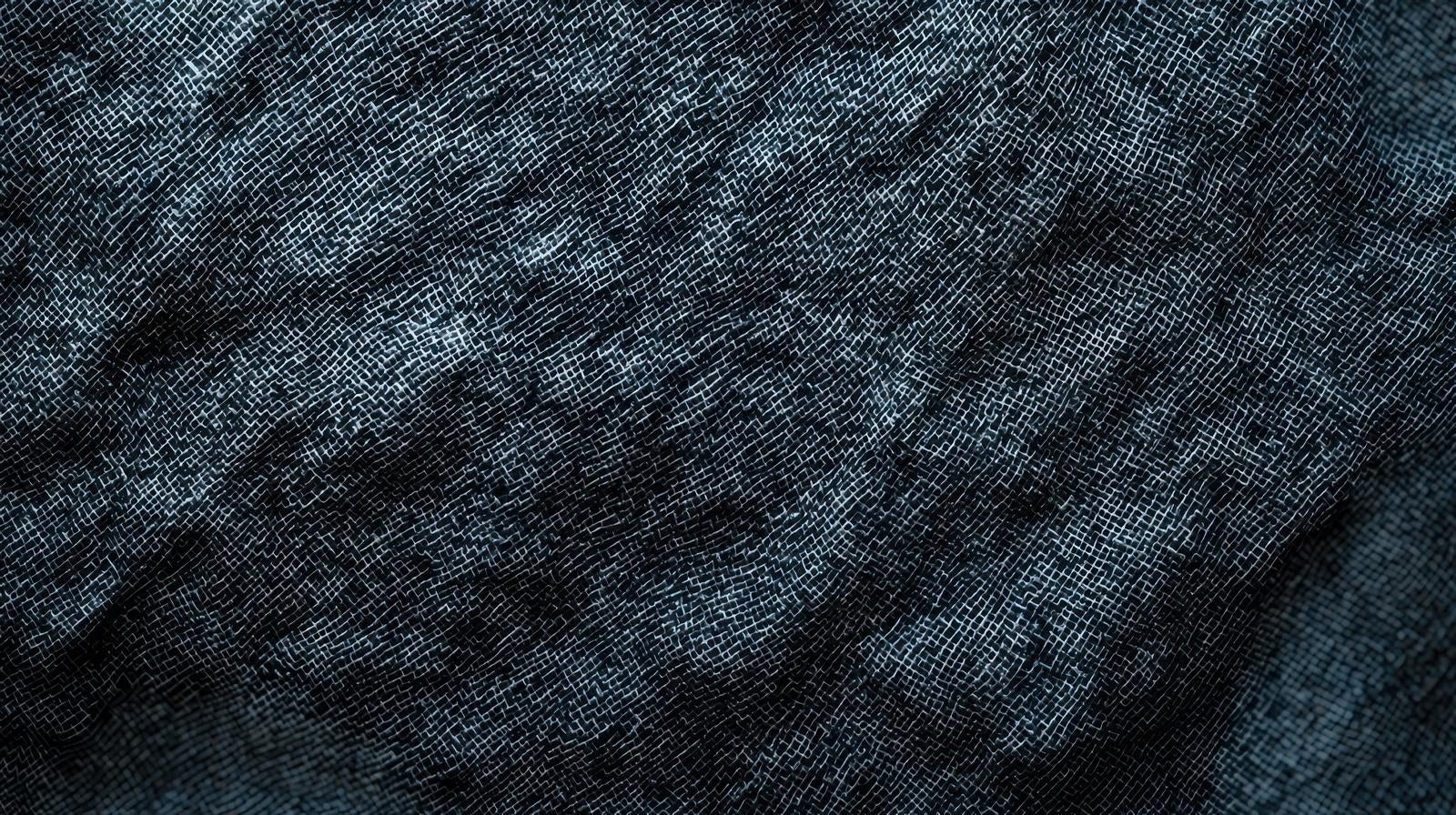 「インディゴブルーの織り目テクスチャ」の写真