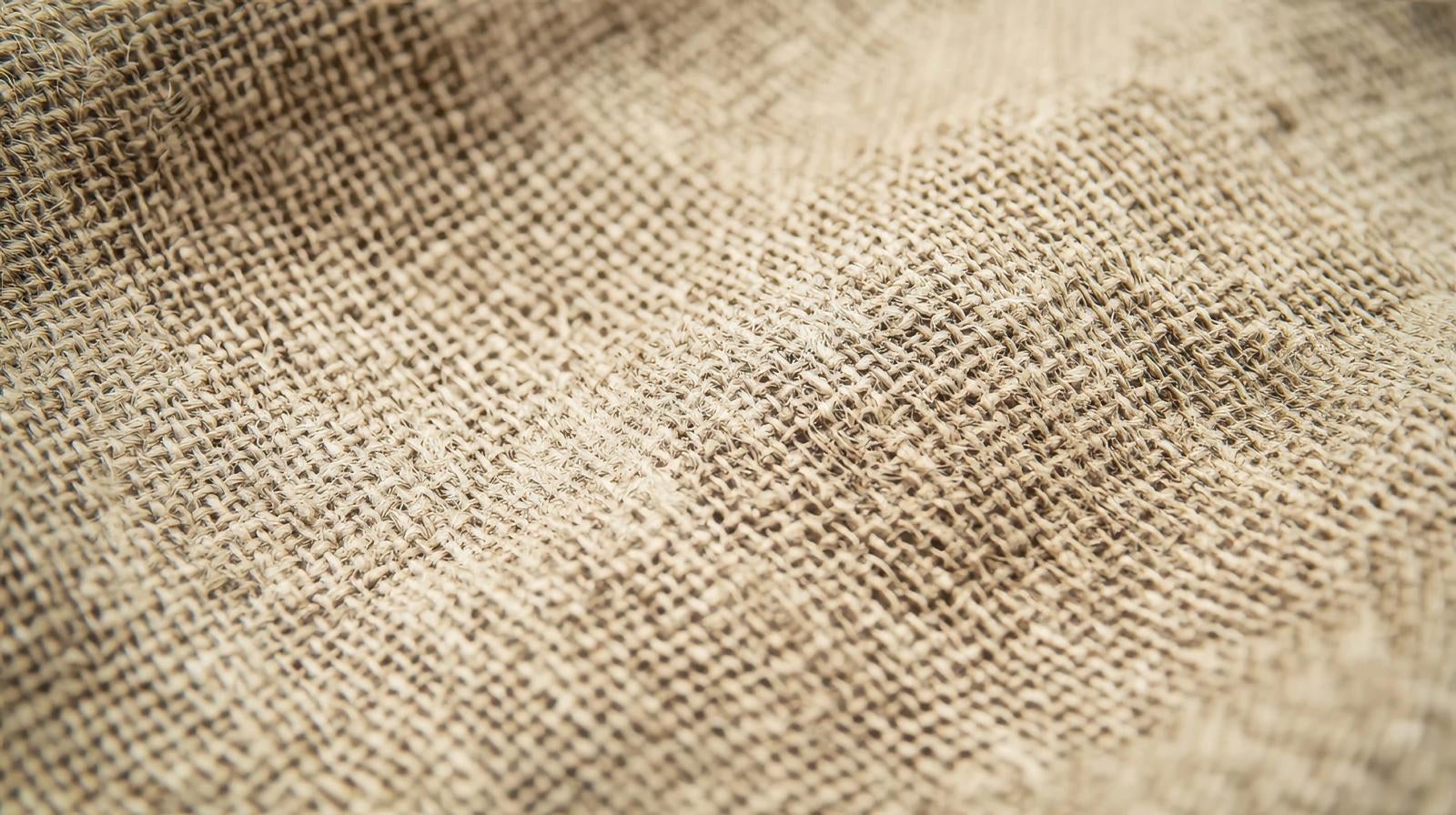 「粗い織り目が麻布のテクスチャ」の写真