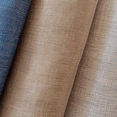 4色のカーテン素材サンプルの写真