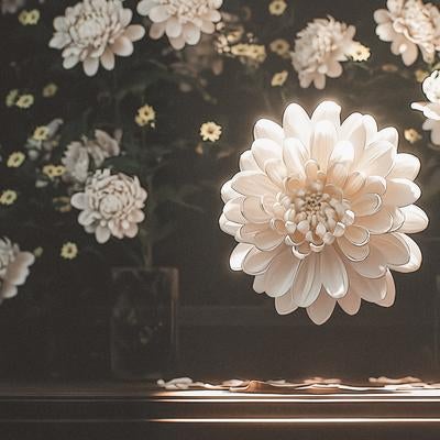 供花風の菊の写真
