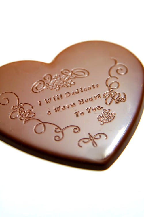 バレンタイン用ハートのチョコレートの写真