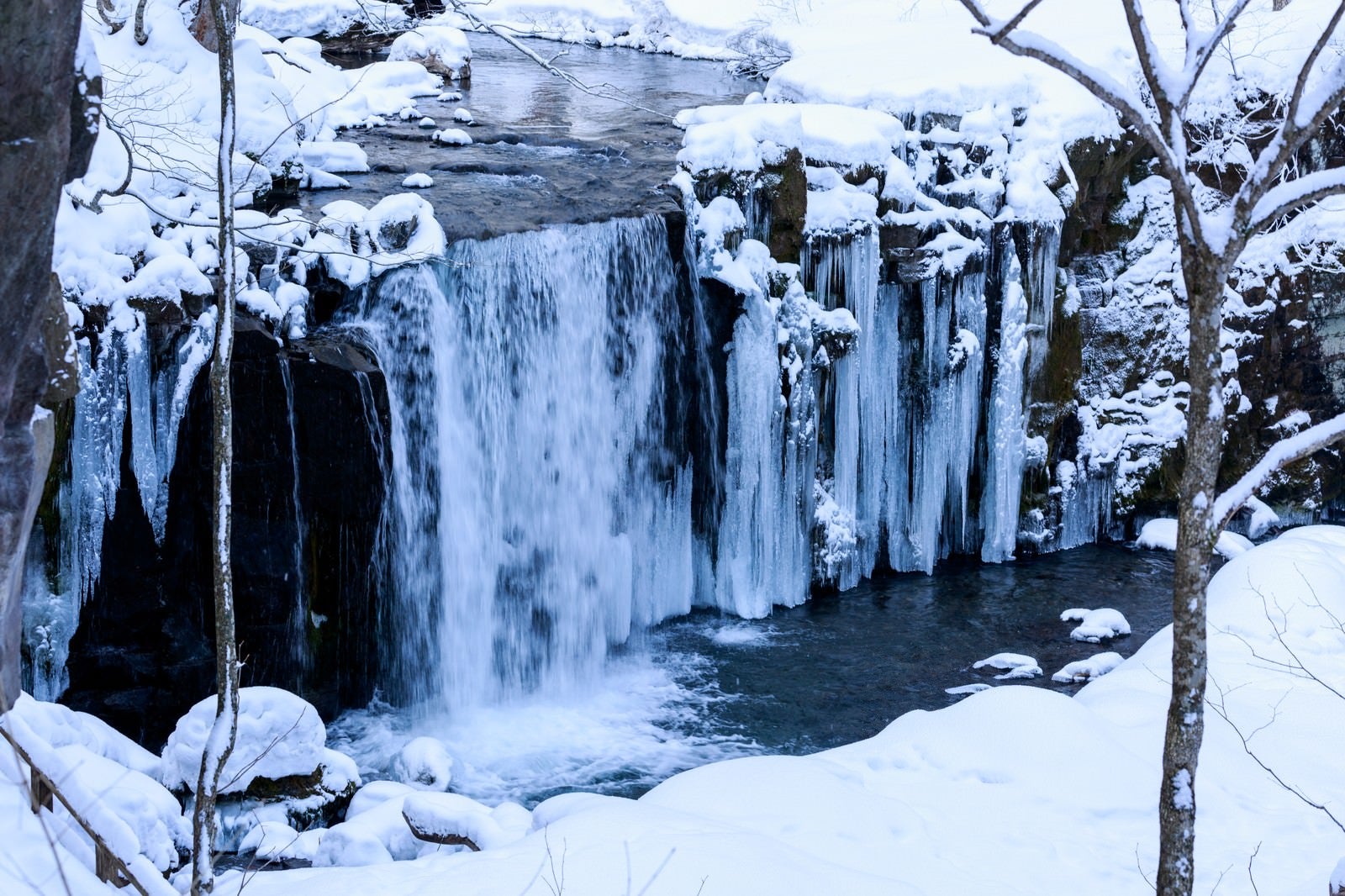 「冬の銚子大滝」の写真