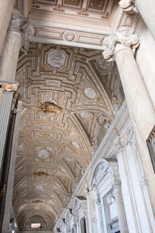 システィーナ礼拝堂の天井の写真