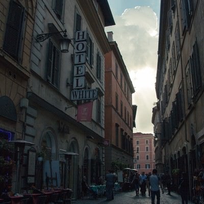 イタリアの街中の写真