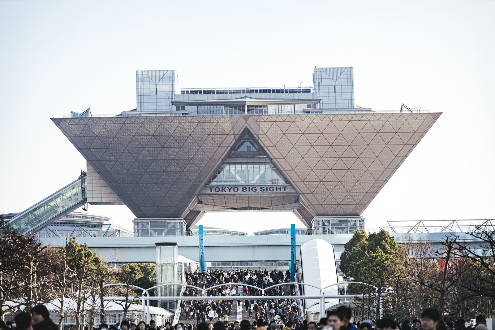 「イベントが催された日の東京ビッグサイトの様子」の写真